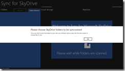 A - 2 - SkyDrive Folder Selection